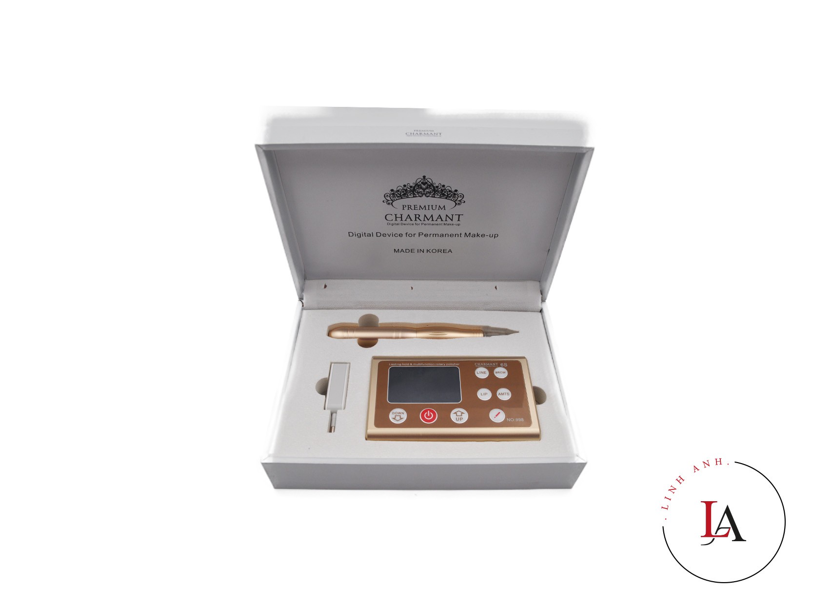 Máy xăm Charmant 6S bảng điều khiển (kim THM)